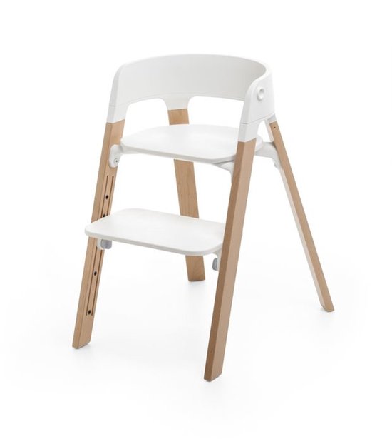 Stokke Steps Kinderstoel - White Naturel