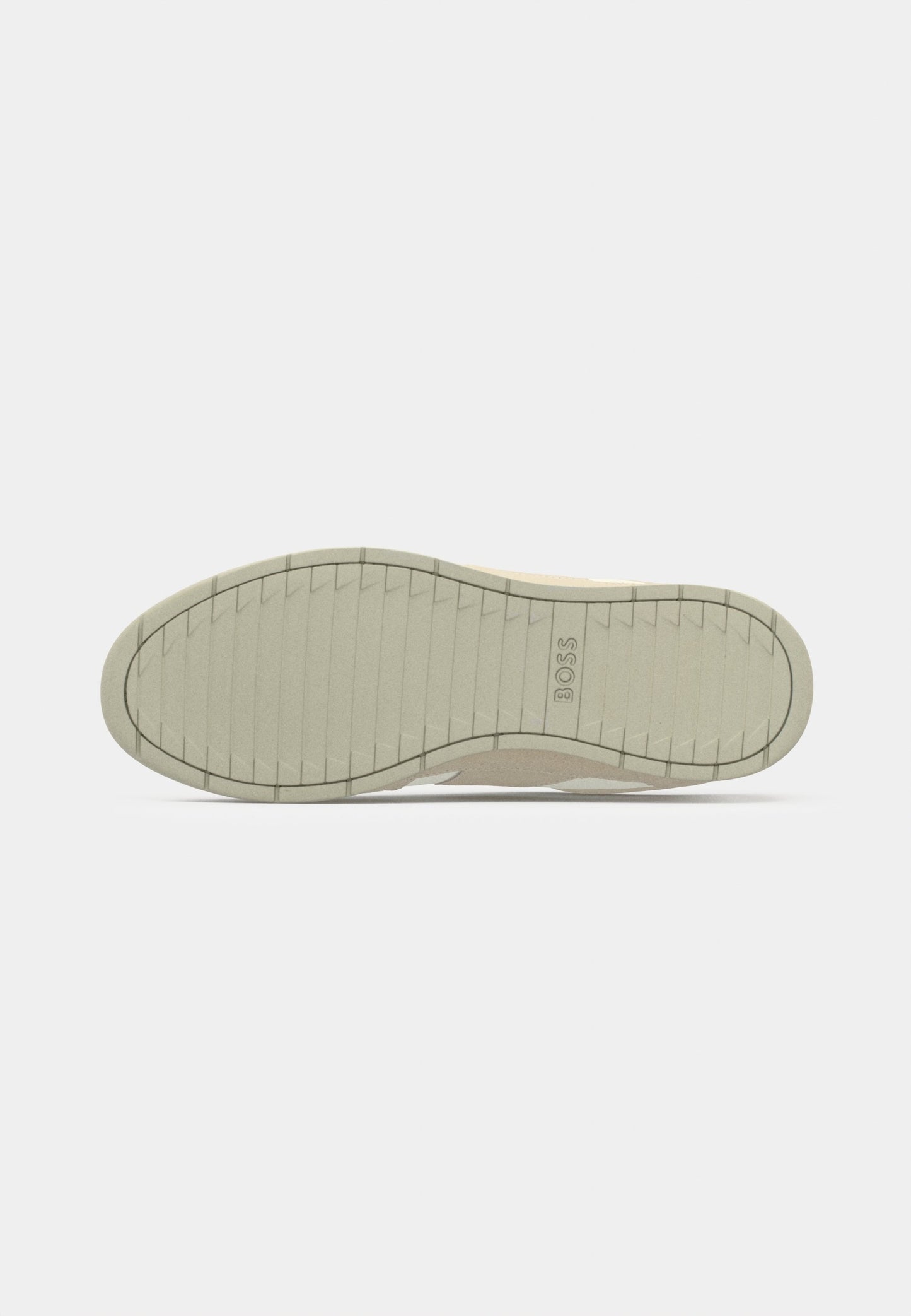 BOSS NITAN Sneakers – Leer & Textiel – Open Beige