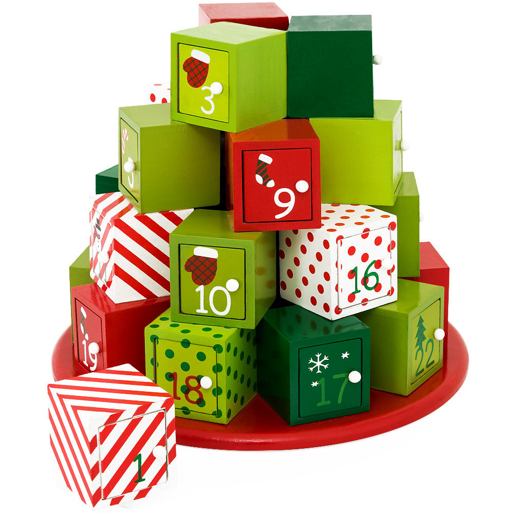 Spielwerk Herbruikbare Adventskalender - Cadeauberg 24 Deuren