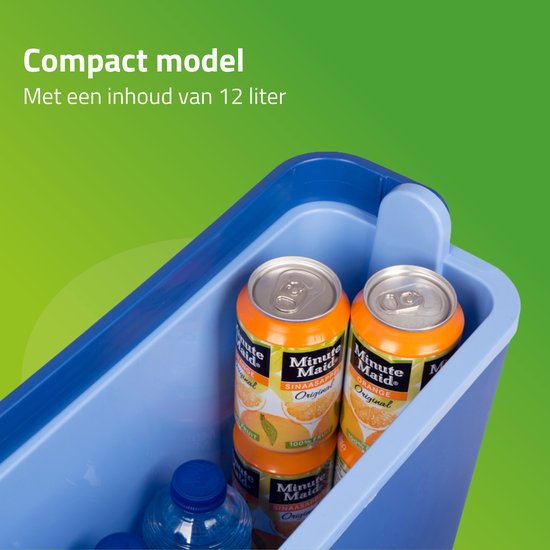 Bo-Camp - Autokoelbox - Arctic - Blauw - Polyethyleen - 12 Liter