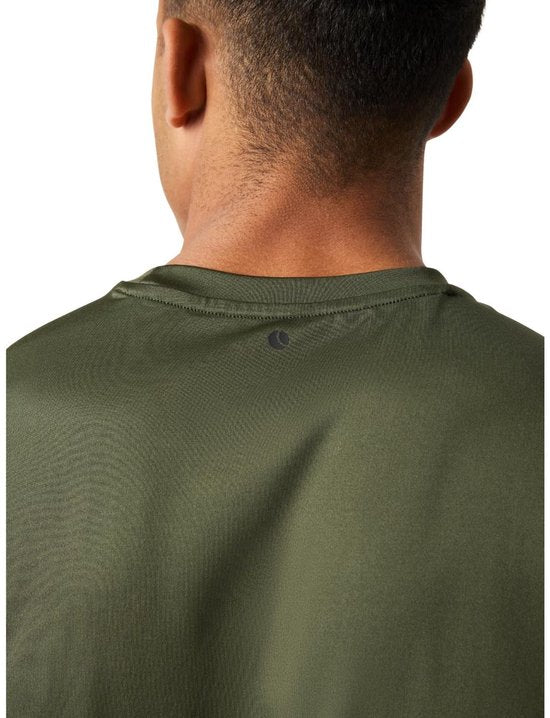 Björn Borg Sportshirt Heren Korte Mouw - Wit - Gerecycled Polyester - Maat M