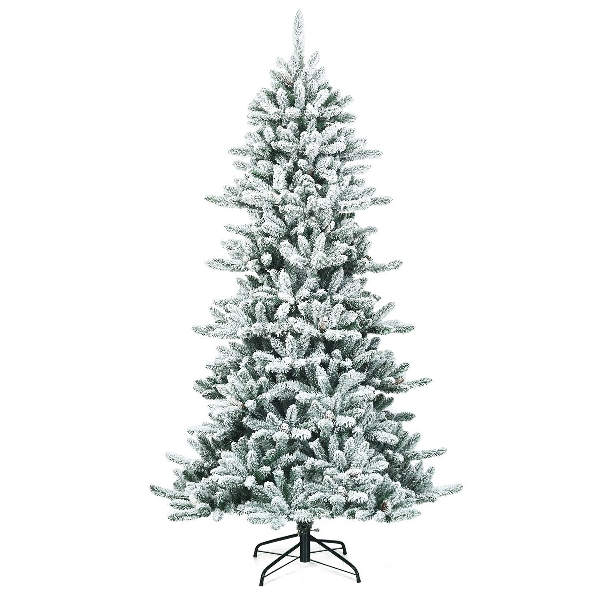 Coast Kunstkerstboom MET Dennenappels Besneeuwd - 210 cm
