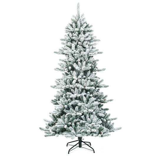 Coast Kunstkerstboom MET Dennenappels Besneeuwd - 210 cm