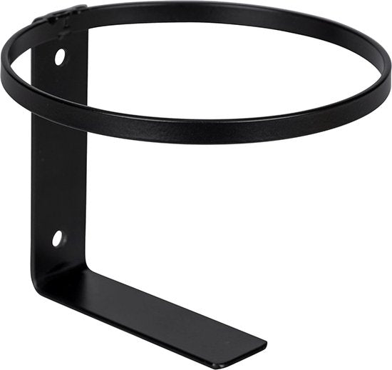 Wenko Zelfklevende wand zeepdispenser - Zwart - 250 ml