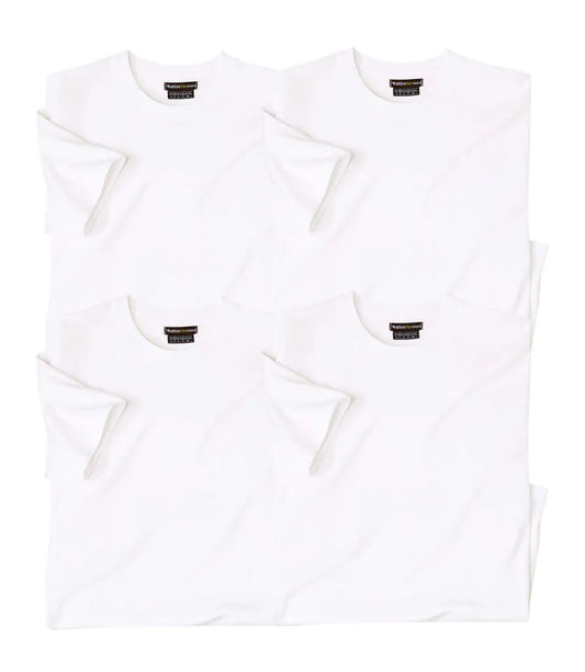 4-pack witte T-Shirts Atlas