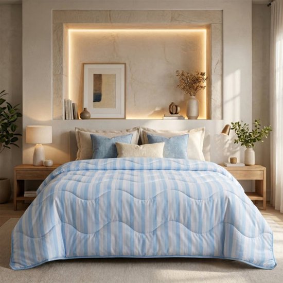 Cooling Dekbed - 240x220 cm - Licht Blauw