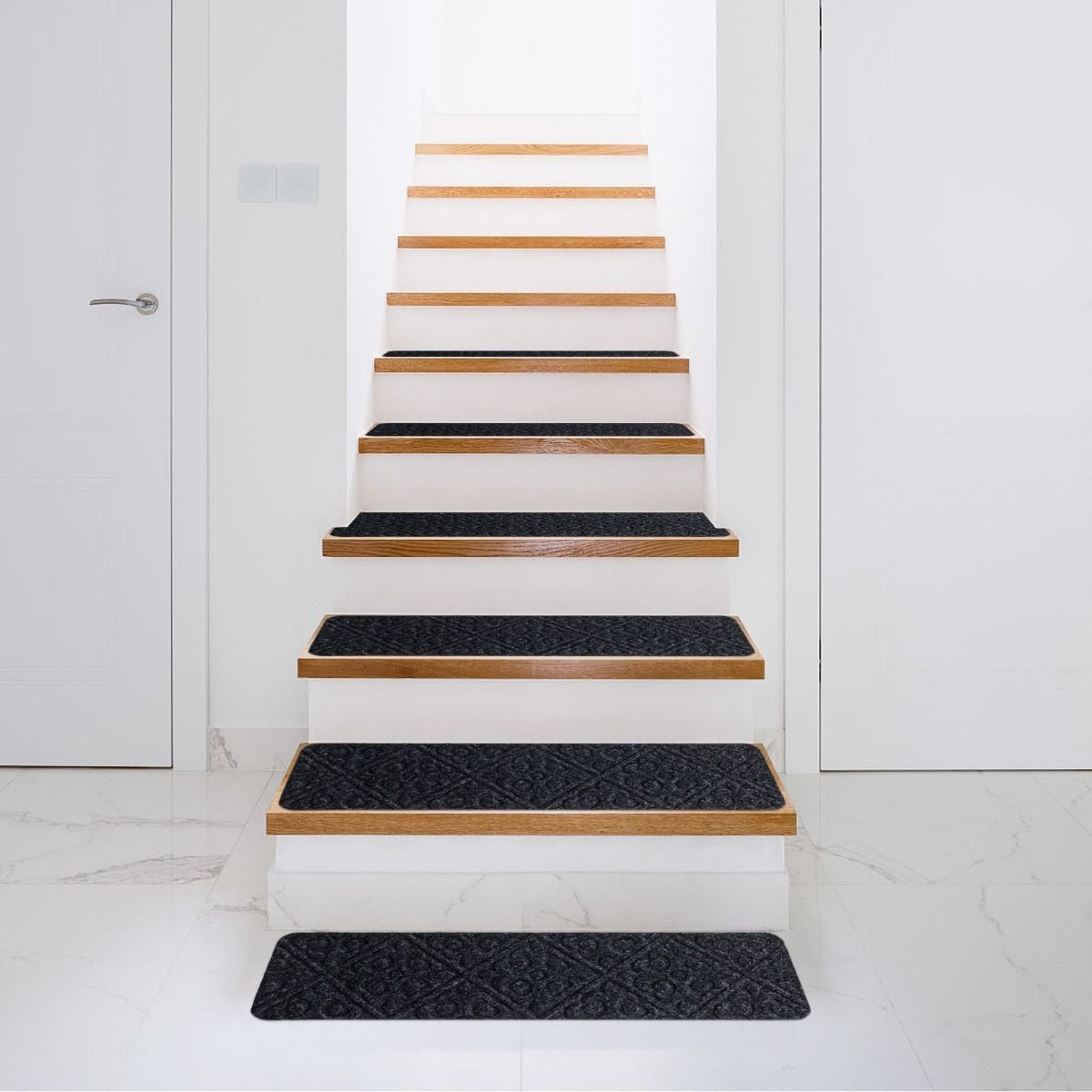 Coast Trapmat - 15 Stuks - 76 x 20 cm - Zwart