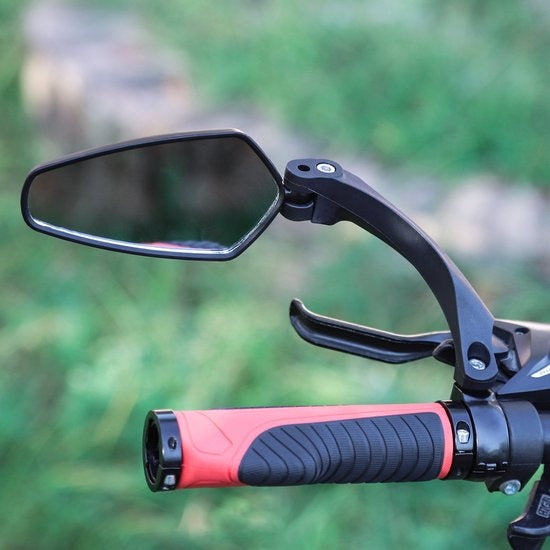 TIKKENS® Fietsspiegel Links - Verstelbaar - Fiets Spiegel Geschikt voor E-bike, Speed-pedelec
