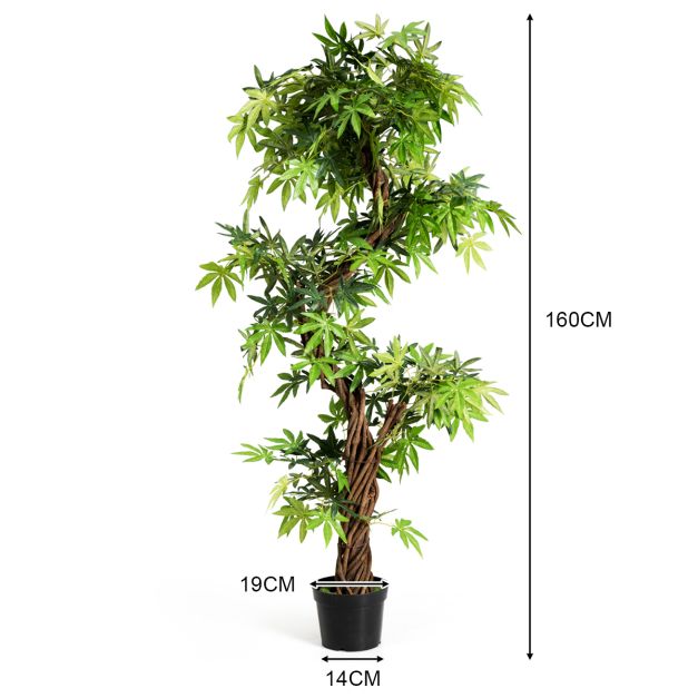 Coast Kunst Bonsai - PVC - Voor Binnen & Buiten - 160 cm