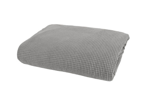 Home & Comfort Zachte Stretch Zetelbeschermer voor 2-zits Zetel – Lichtgrijs – 59x245 cm – Bescherm je Meubels in Stijl