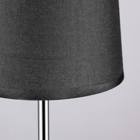 Monzana Tafellamp 2 Stuks – Incl. Lampenkap E14 32cm - Antraciet