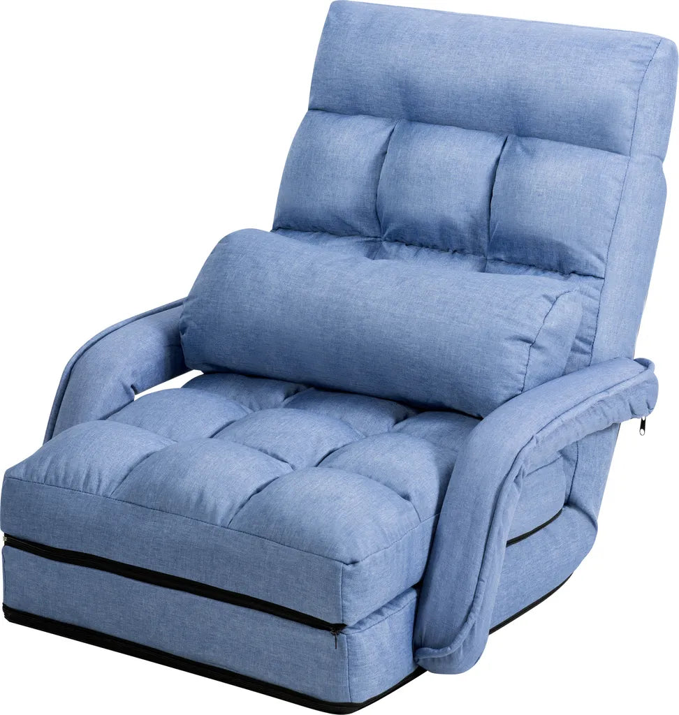 Coast Sofa Bed Lazy Folding Sofa Sleeping fauteuil voor thuis en kantoorblauw