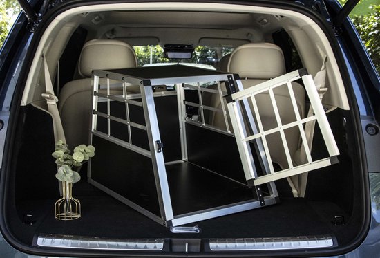 Autobench hond - bench voor auto - reisbench - hondenkooi auto - hondenhok - hondenbench - 54 cm x 69 cm x 50 cm