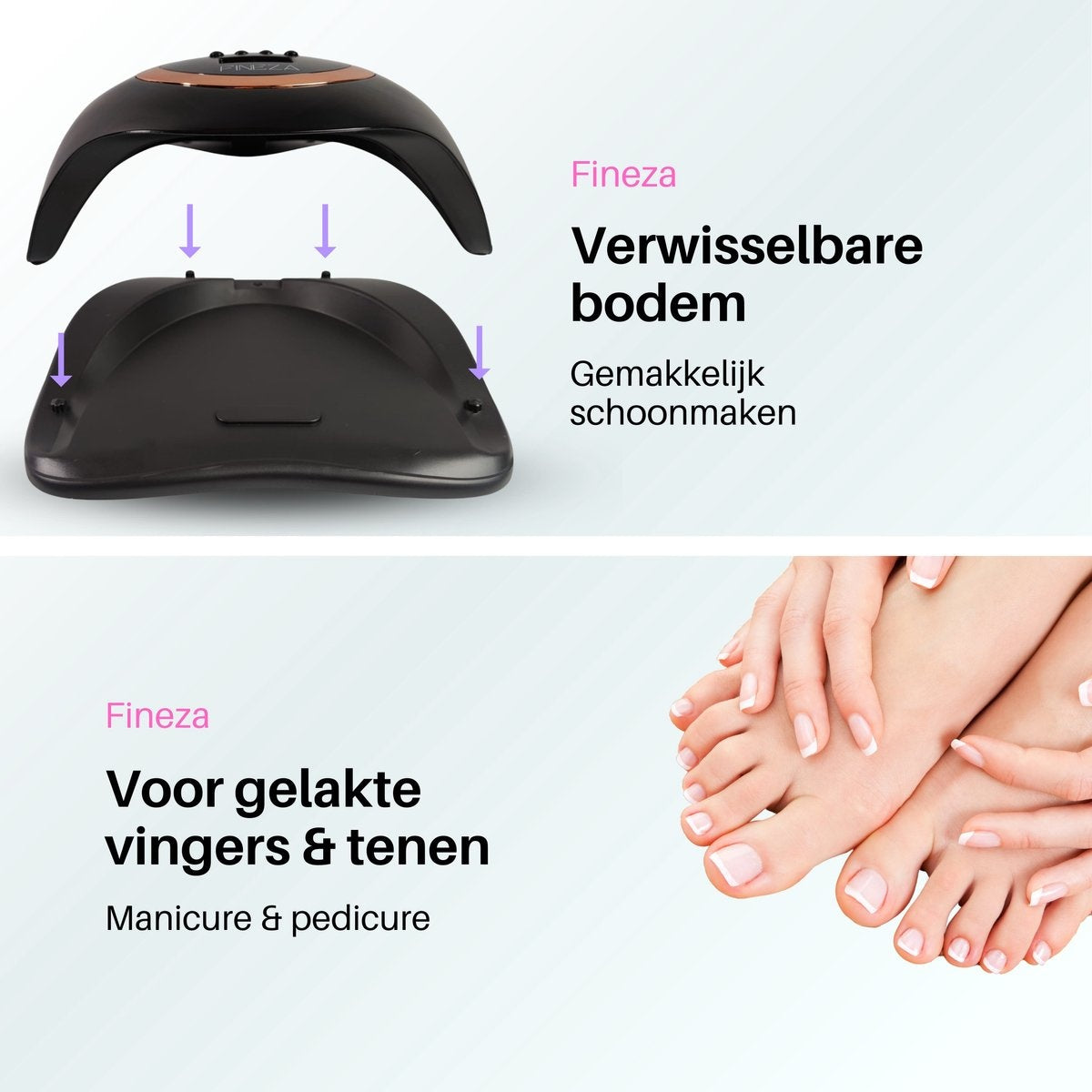 Fineza UV Lamp Gelnagels - Gellak Nagel Droger - Nagellamp - Zwart
