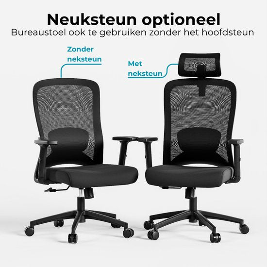 Organess® Ergonomische Bureaustoel – Office Gaming Chair - Bureaustoelen voor Volwassenen – Game Gaming Stoel - Max. 150 kg