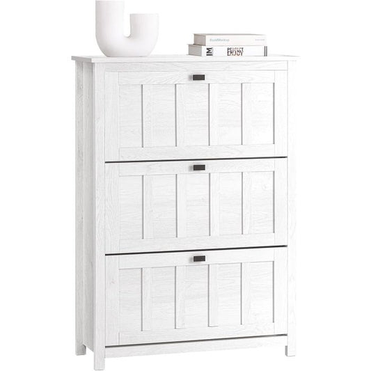 Sobuy schoenenkast - Vintage Wit - 80x30x111 cm