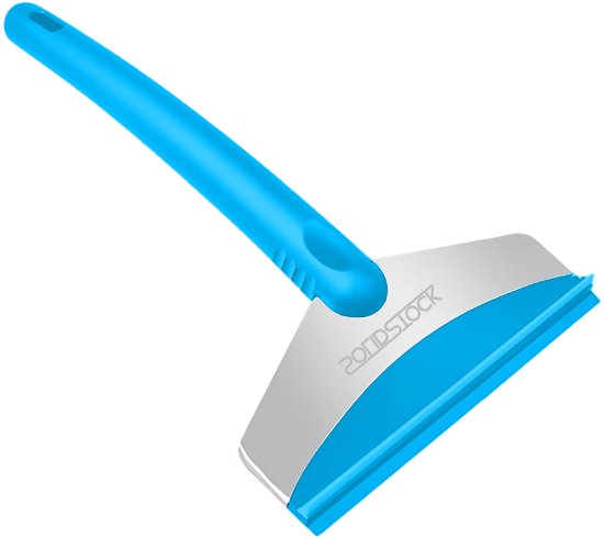 SolidStock IJskrabber Auto - Krabber Auto - Extra breed - Raamkrabber - Ergonomsich Design - Blauw