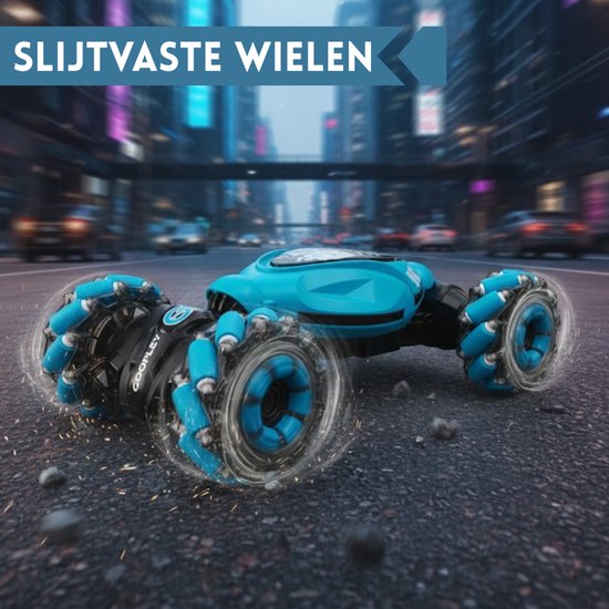 Bestuurbare Auto Stunt Editie – RC Auto - Met Hand Afstandsbestuurbare Auto – Radiografisch – Voor Jongens en Meisjes – Race Auto 360 Graden - Met Extra Accu