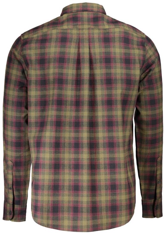 Timberland Overhemd Met Lange Mouwen - Regular Fit - Katoen - Groen/Bruin - Maat M