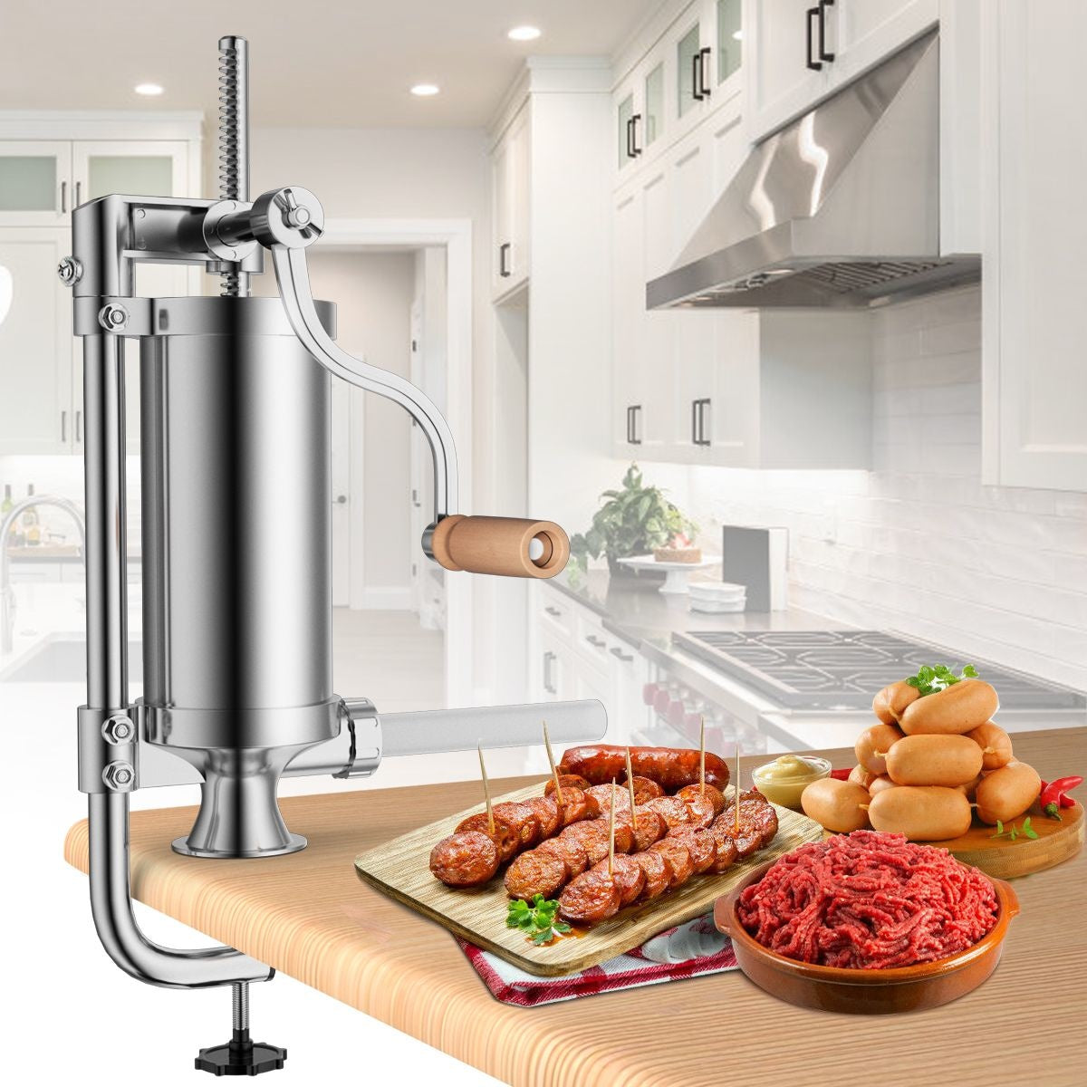 Coast Worstenmachine - Worstenspuit - INCL. 4 vulbuizen - 1,5L