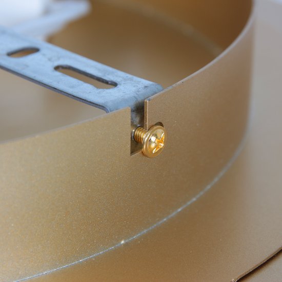 Plafonnieres Ringlux 3655GO gouden plafondlamp Ø32cm met geïntegreerde LED verlichting van Steinhauer