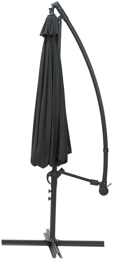 Garden Impressions - Parasol - Athene - Ø300 cm - Frame royal grey - Donkergrijs