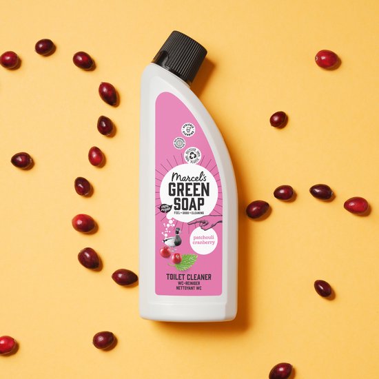Marcel's Green Soap Toiletreiniger Patchouli & Cranberry 750 ml – Paars/Groen – Natuurlijke Ingrediënten