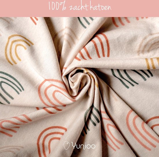 Yunioo Universele Wieglaken Set │ Hoeslaken Baby voor Kinderwagen, Verschoonmand en Mozesmand │ Aankleedkussenhoes │ Kraamcadeau babyshower │ 3-pak │40x80 cm elastisch