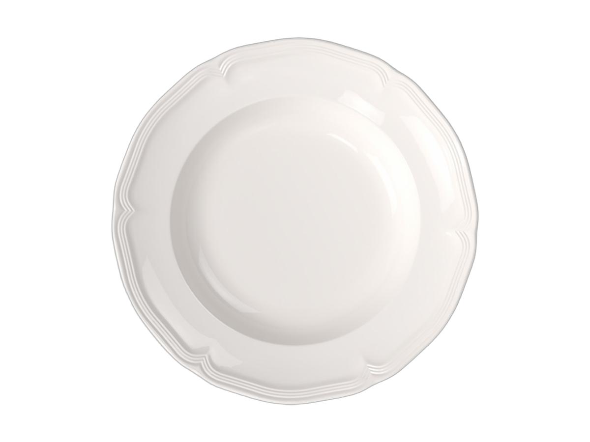 Villeroy & Boch Manoir Diep Bord - Premium Porselein - Ø 23 cm - Set van 6 - Wit