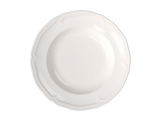 Villeroy & Boch Manoir Diep Bord - Premium Porselein - Ø 23 cm - Set van 6 - Wit