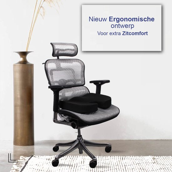 Sleeptight Zitkussen - Orthopedisch - Stuitkussen - Ergonomisch - Stoelverhoger - 45cm
