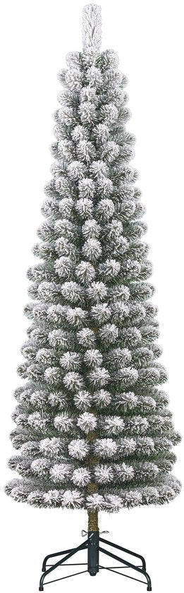 Black Box Trees Kunst Kerstboom - Kunstkerstboom H215 x Ø56 cm - met Sneeuw - Groen Frosted