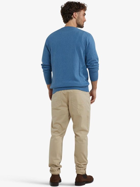 McGregor Trui Merino Blend Lichtblauw - Maat M - Heren - Pullovers
