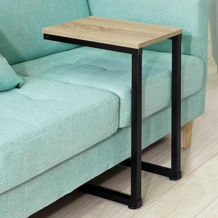SoBuy Bijzettafel - Salontafel - Max. 20KG - 30 x 60 x 40 cm - Houtkleur