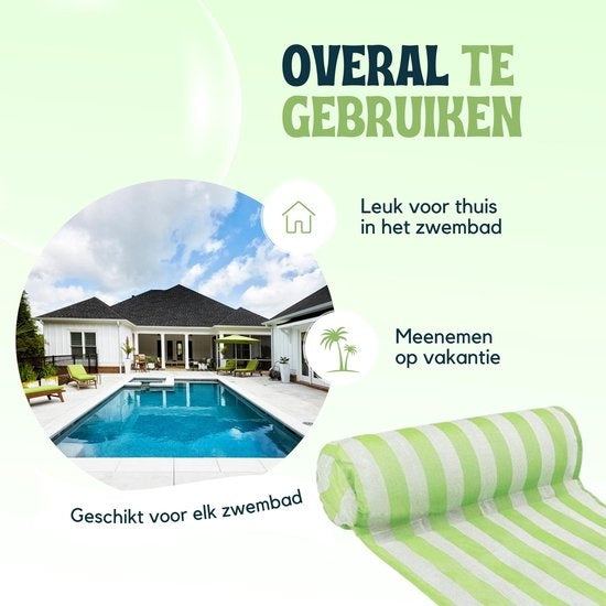 Waterhangmat voor Zwembad – Opblaasbare Lounge Float – Zomer Luchtmatras – Travelly