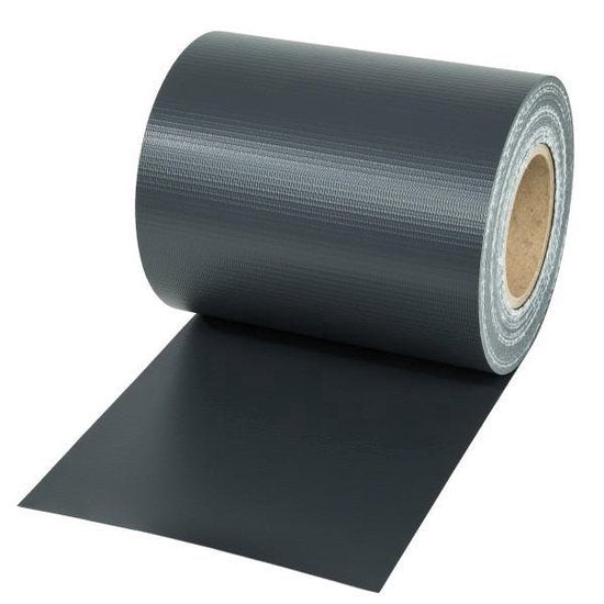tectake® - Privacyfolie voor hek/tuinscherm - 70 meter - 19 cm hoog - antraciet - 401874