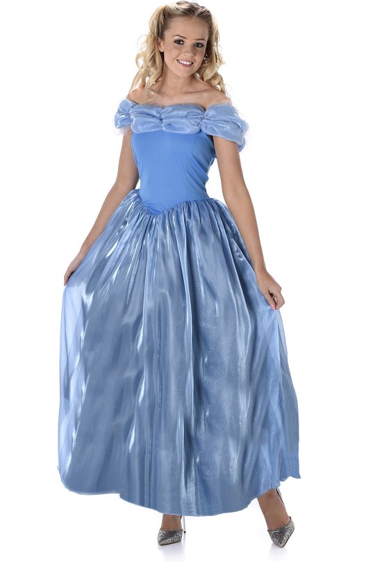 Karnival Costumes Blauw prinses Kostuum voor Vrouwen prinses Jurk Dames Carnavalskleding Dames Carnaval - Polyester - Maat M - 1-Delig Jurk