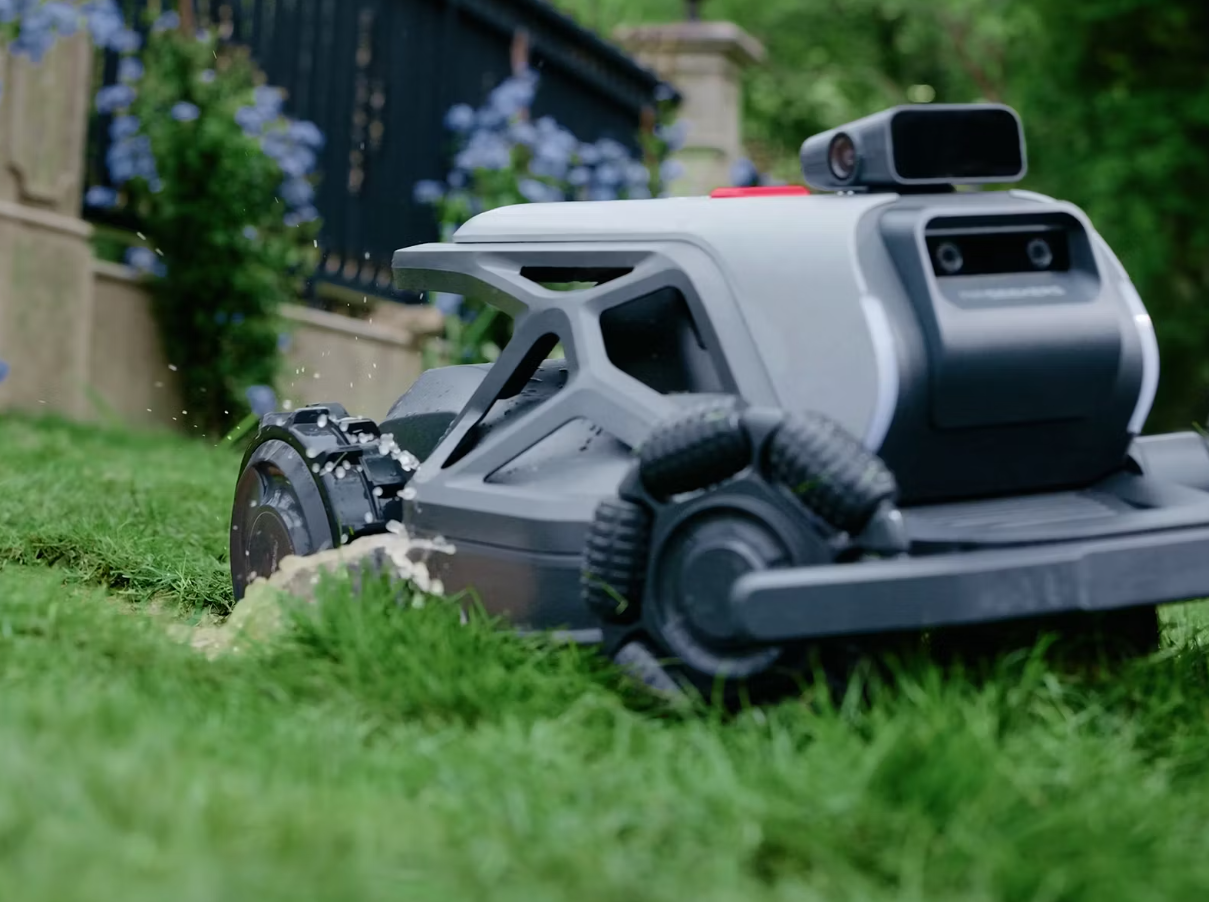 Airseekers Tron 360 - AI Gestuurde Maairobot - Automatisch Opladen - Helling tot 31° - Zilver Met Zwart