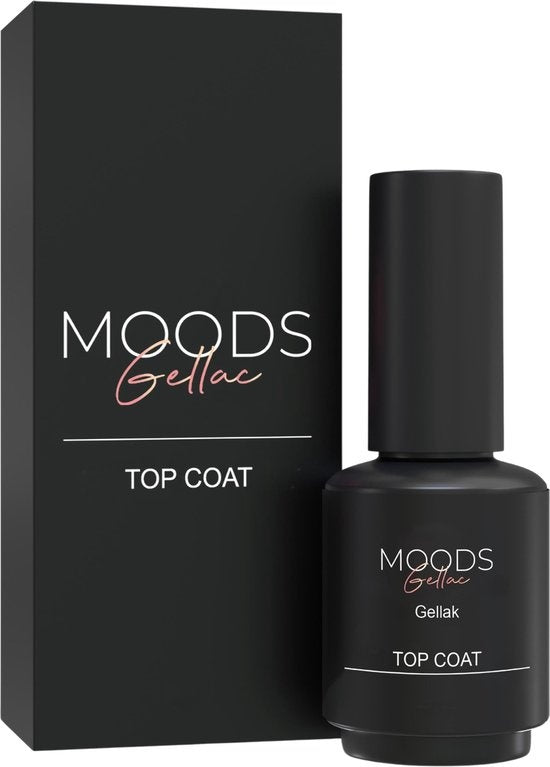 Moods Gellac - Top Coat - Nagellak - 15 ML