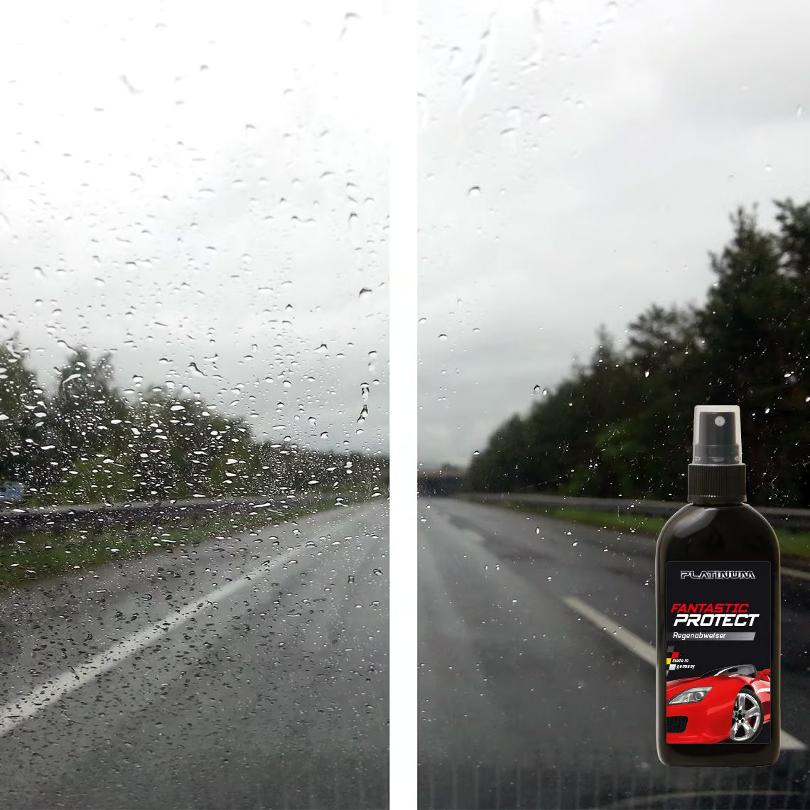 Platinum Autoverzorgingsset - Glans Zonder Water - Inclusief Microvezeldoek - Complete Binnen- en Buitenset