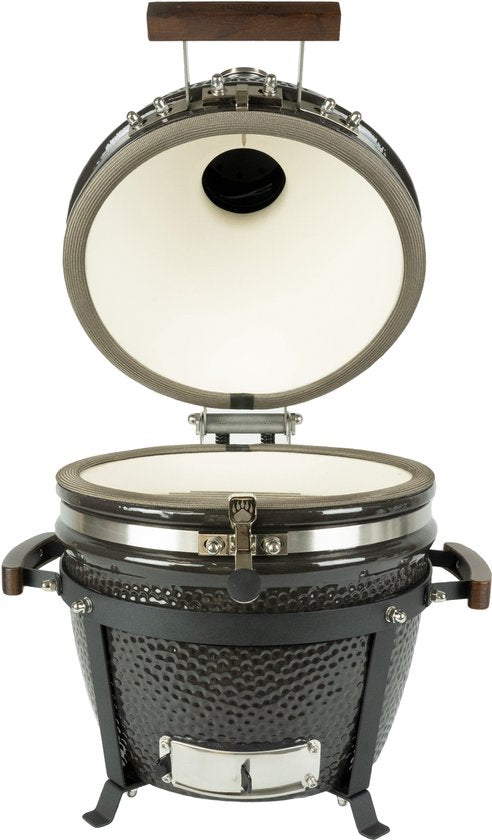 Grizzly Grills Kamado Elite Compact – Ø33 cm / Ø13inch – Houtskoolbarbecue - Kamado - compleet met platesetter en aspook
