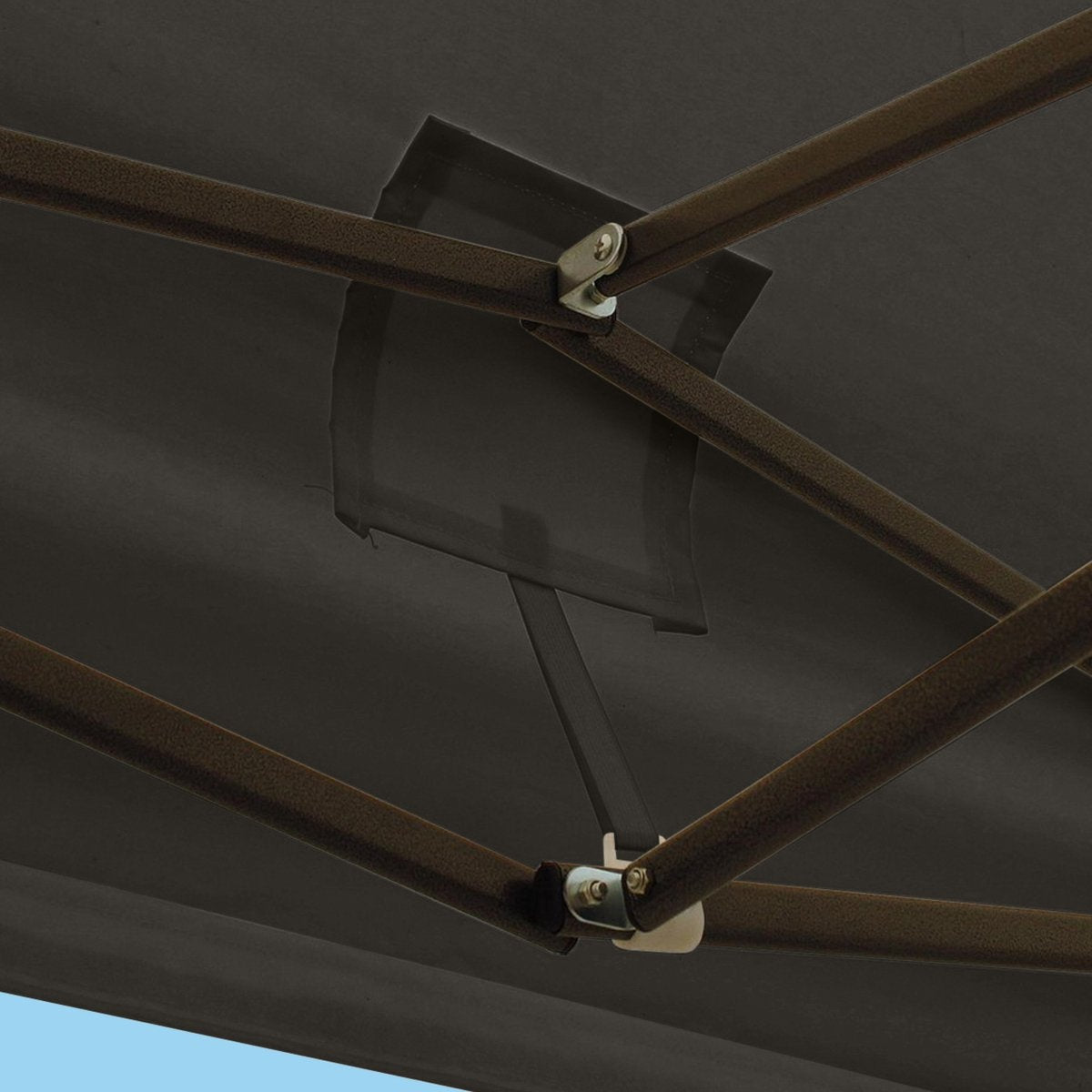 LifeGoods Partytent - Paviljoen - EasyUp - Opvouwbaar - Waterdicht - Met Draagtas - 300 x 300 cm - Antraciet