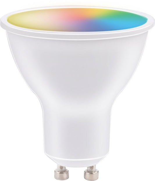 alpina Smart Home RGB Lamp - GU10 - 5W - WW + RGB - Slimme verlichting - LED - App Besturing - Spraakbediening - Amazon Alexa - Google Home