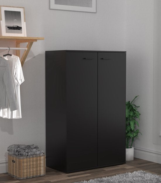 Kledingkast kinderkamer - praktische opbergkast 120 cm hoog 4 opbergvakken