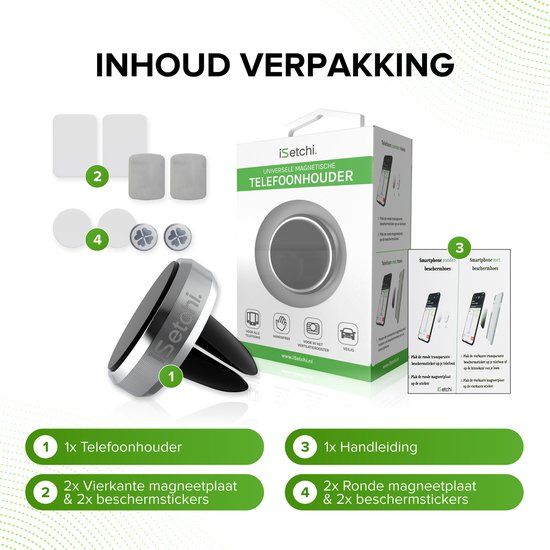iSetchi Telefoonhouder - Auto - Magnetisch - Off-Road