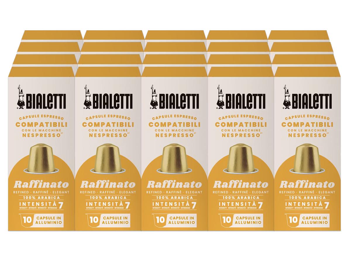 Bialetti Raffinato Koffiecapsules - Nespresso Compatibel - 10 Capsules - 200x Verpakking