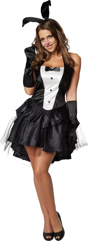 Dressforfun Sexy bunny S - verkleedkleding kostuum halloween verkleden feestkleding carnavalskleding carnaval feestkledij partykleding - 302120
