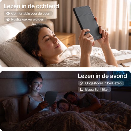 Relore E-reader 6 Inch Touchscreen - Ereader opslag 1000+ Ebooks - Ebook Vervanger Kobo Clara, Kindle, Pocketbook