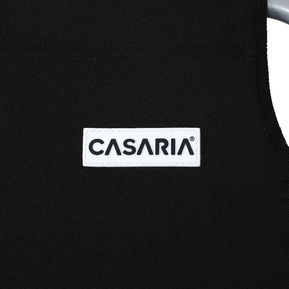 Casaria Ligstoel Hawai - 4-voudig Verstelbaar UV-Bestendig – Zwart