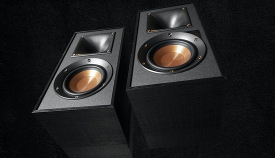 Klipsch R-51PM - Actieve Boekenplank Speakers - Zwart ( Per Paar )